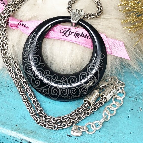 Brighton Lava Lounge Circle Byzantine Necklace - Picture 5 of 6